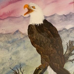 Original Watercolor 16x20 The Call